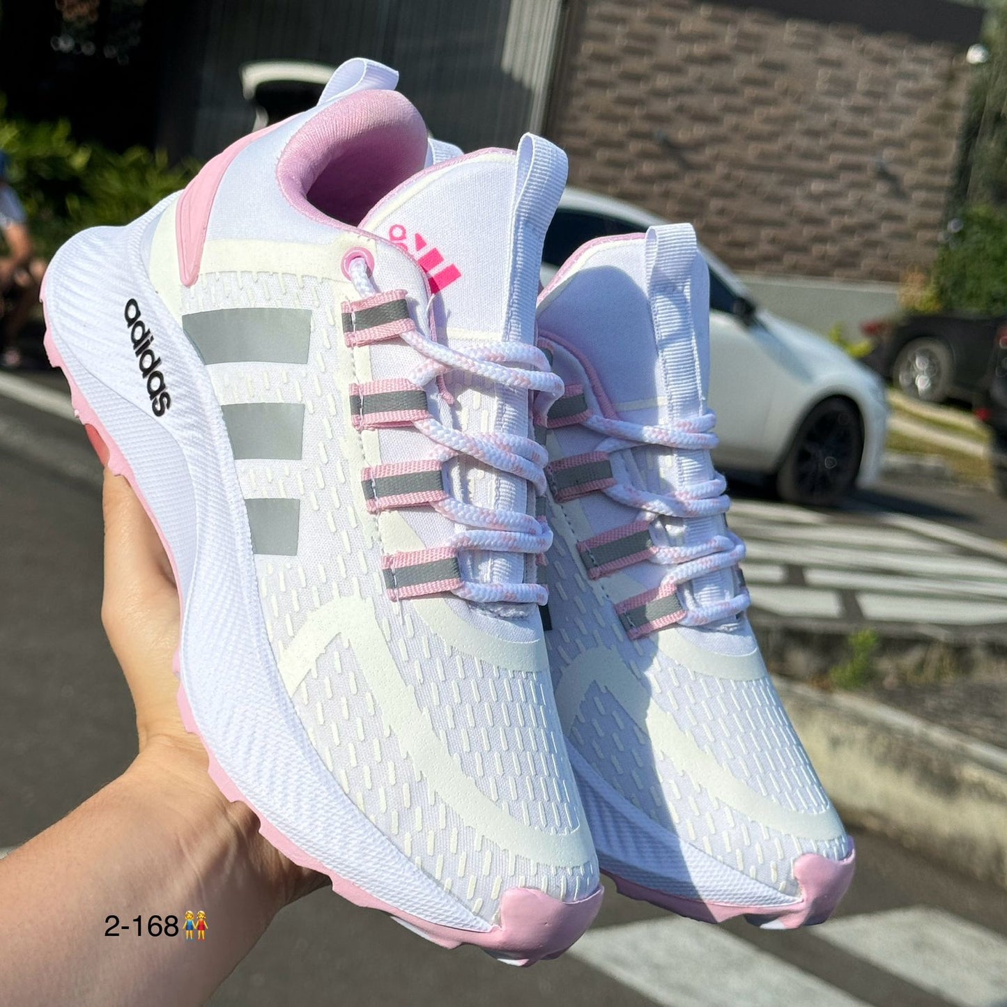 ADIDAS PEGASUS BLANCO X ROSA