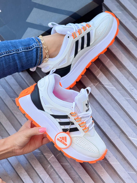 ADIDAS BALLIN BLANCO X NARANJA